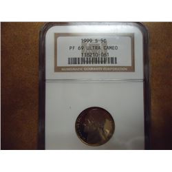 1999-S JEFFERSON NICKEL NGC PF69 ULTRA CAMEO