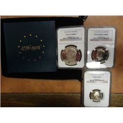 1976-S US SILVER PROOF SET SEE DESCRIPTION