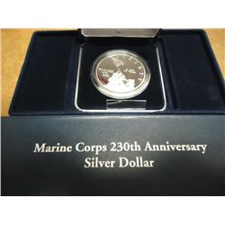 2005-P MARINE CORP PROOF SILVER DOLLAR