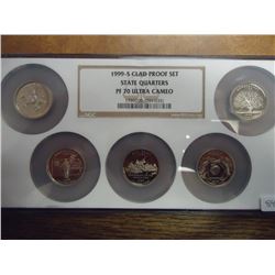 1999-S STATE QUARTERS PROOF SET NGC PF70