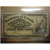 Image 1 : 1900 DOMINION OF CANADA 25 CENT CURRENCY
