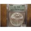 Image 1 : 2000 AMERICAN SILVER EAGLE ICG MS69