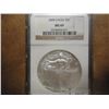 Image 1 : 2009 AMERICAN SILVER EAGLE NGC MS69