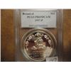 Image 1 : 1997-P BOTANICAL SILVER DOLLAR PCGS PR69 DCAM