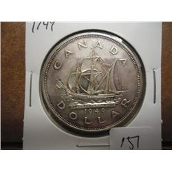 1949 CANADA SILVER DOLLAR