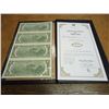 Image 2 : UNCUT SHEET OF 4-2003-A $2 FRN'S CRISP UNC IN