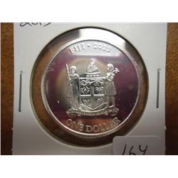 2013 FIJI SILVER DOLLAR TAKU TURTLE PROOF