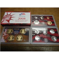 2008 US SILVER PROOF SET (WITH BOX) 14 PIECES