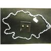 Image 1 : FRESH WATER PEARL NECKLACE & EARRING SET