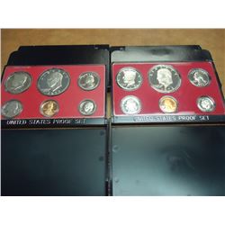 1973 & 1977 US PROOF SETS (WITH BOXES)