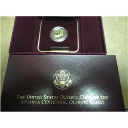 1995-W $5 GOLD 1/4 OUNCE PROOF OLYMPIC COIN
