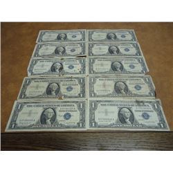 3-1957-A & 7-1957-B $1 SILVER CERTIFICATES