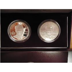 1998 ROBERT F. KENNEDY 2 COIN SET CONTAINS:PF &UNC