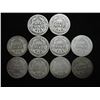 Image 2 : 10 ASSORTED BARBER DIMES