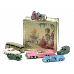 Dinky Toys, no.100 Lady Penelope's FAB1, 4 other Dinky Toys, Corgi Toys The Saint's Volvo, and a...