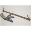 Image 1 : A horn cased phleam, 19th century with 3-hinged blades, 4ins and a brass shoe makers rule...
