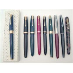 A small collection of fountain pens (9)...