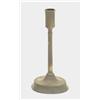 Image 1 : A French brass candlestick, late 16th century, with slender cylindrical stem and a capstan style...