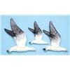 Image 1 : A set of 3 Beswick graduating wall-hanging seagulls (restoration to wing) largest 12ins long...