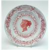 Image 1 : A Victorian Royal Worcester plate, printed with commemorative detail, 1887, 10.5ins...