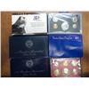 Image 1 : 6 US MINT SETS SEE DESCRIPTION 1980 US PROOF SET (WITH BOX), 1972 US PROOF SET (WITH BOX), 1968 US P