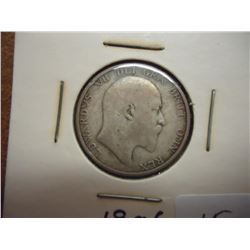 1906 GREAT BRITAIN SILVER SHILLING