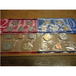 2000 US MINT SET (UNC) P/D (WITH ENVELOPE)