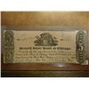 Image 1 : BRANCH STATE BANK AT CHICAGO $5 OBSOLETE BANK NOTE HAND SIGNED AND NUMBERED, 1839, SMALL TEAR ON TOP