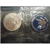 Image 1 : 1972-S  IKE SILVER DOLLAR UNCIRCULATED (BLUE PACK)