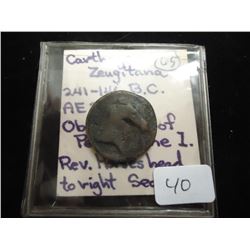 241-146 B.C. CARTHAGE ZEUGITANA ANCIENT COIN