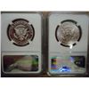 Image 2 : 2014 KENNEDY SILVER 50TH ANNIV. HIGH RELIEF SET 2014-P NGC PF69 ULTRA CAMEO AND 2014-D  NGC SP69