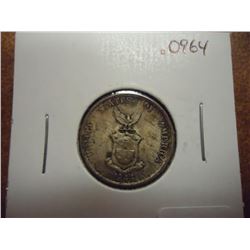 1944-D US/PHILIPPINES SILVER 20 CENTAVOS .0964 OZ. ASW