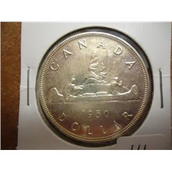 1950 CANADA SILVER DOLLAR