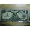 Image 1 : 1899 LARGE SIZE $1 SILVER CERTIFICATE BLACK EAGLE