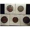 Image 1 : 1913,15,17,18 & 19 CANADA LARGE CENTS
