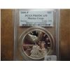 Image 1 : 2005-P MARINE CORPS SILVER DOLLAR PCGS PR69 DCAM