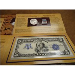 2001 AMERICAN BUFFALO COIN & CURRENCY SET ORIGINAL US MINT PACKAGING