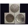 Image 2 : 1892, 1902-S & (1904-O BU) MORGAN SILVER DOLLARS