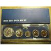 Image 1 : 1966 US SPECIAL MINT SET WITH BOX 40% SILVER JOHN F. KENNEDY HALF DOLLAR
