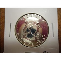 1963 PROOF FRANKLIN HALF DOLLAR
