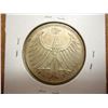 Image 2 : 1960-J GERMAN SILVER 5 MARK .2250 OZ. ASW