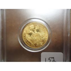 1915 AUSTRIA GOLD 1 DUCAT 1/10 OZ. UNC