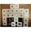 Image 1 : HUGE LOT OF US DIMES (31 COINS) SEE DESCRIPTION 7 ASSORTED SEATED LIBERTY DIMES FROM 1840'S-1880'S, 