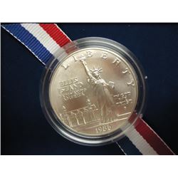 1986-P STATUE OF LIBERTY UNC SILVER DOLLAR ORIGINAL US MINT PACKAGING