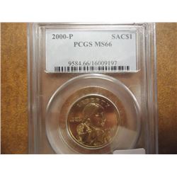 2000-P SACAGAWEA DOLLAR PCGS MS66