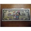 Image 1 : 2009 SERIES $5 DISNEY DOLLARS CRISP UNC