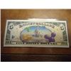 Image 2 : 2009 SERIES $5 DISNEY DOLLARS CRISP UNC