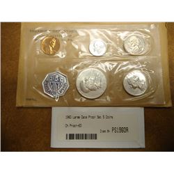 1960 LARGE DATE SILVER PROOF SET WITH ENVELOPE