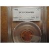 Image 1 : 1991 LINCOLN CENT PCGS MS66RD