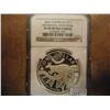 Image 1 : 2003 AUSTRALIA SILVER DOLLAR NGC PF69 ULTRA CAMEO ABORIGINAL KANGAROO